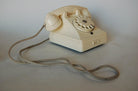 White Bakelite PTT Telephone by Ericsson