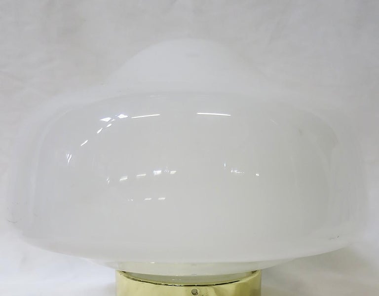 Small Schoolhouse Bell Shape Ceiling Glass Globe Pendant