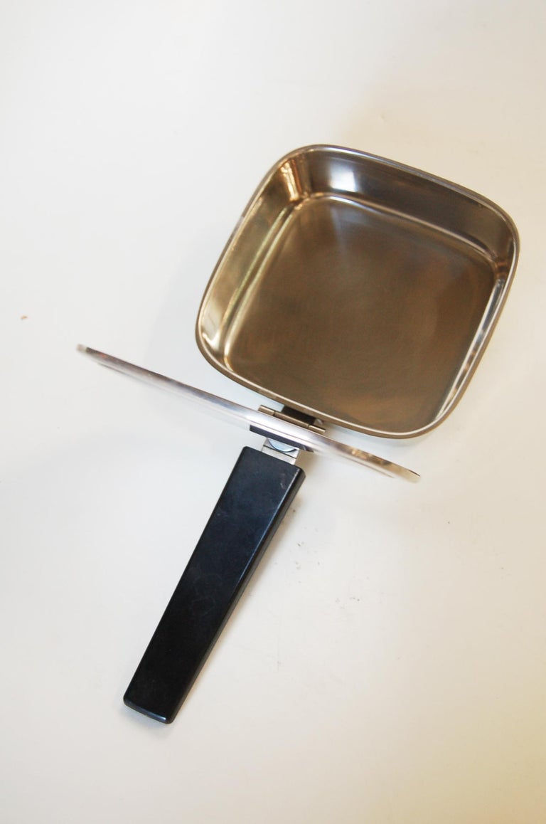 Stainless Steel Crumb Catcher Ashtray Butler Bakelite Handle Made in Sweden