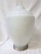 Tall Art Deco Acorn Ceiling Glass Globe Pendant