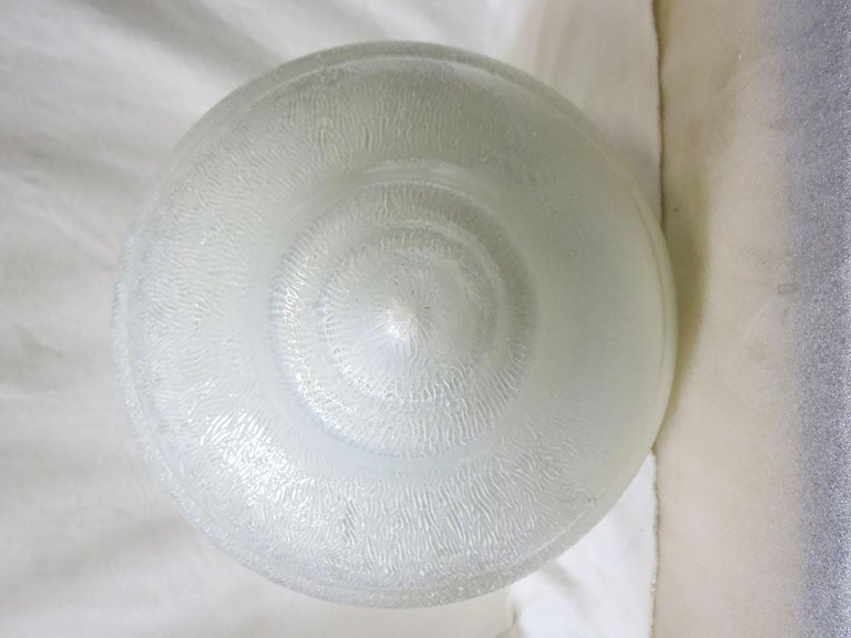 Tall Art Deco Acorn Ceiling Glass Globe Pendant