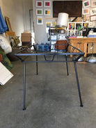 Woodard Wrought Iron and Glass Art Deco Patio / Outdoor Table