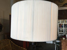 Midcentury Black Iron Rod Tripod Floor Lamp
