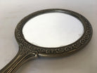 Antique Silver Plate Rose Pattern Vanity Hand