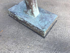 Sizable 43" Modern Faux Bronze "Lovers" Statue