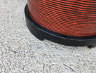 Two-Tone Cubist Style Round Side Table