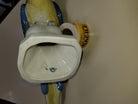 Midcentury Tropical Ceramic Blue Macaw by Royal Dux