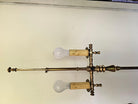 Hollywood Regency Gold-Plated Bronze Floor Lamp