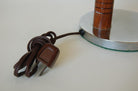Art Deco Desk Table Lamp with Bell Shaped Glass Shade