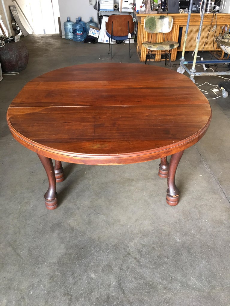 18th Century Georgian Drop-Leaf Mahogany Dining Table