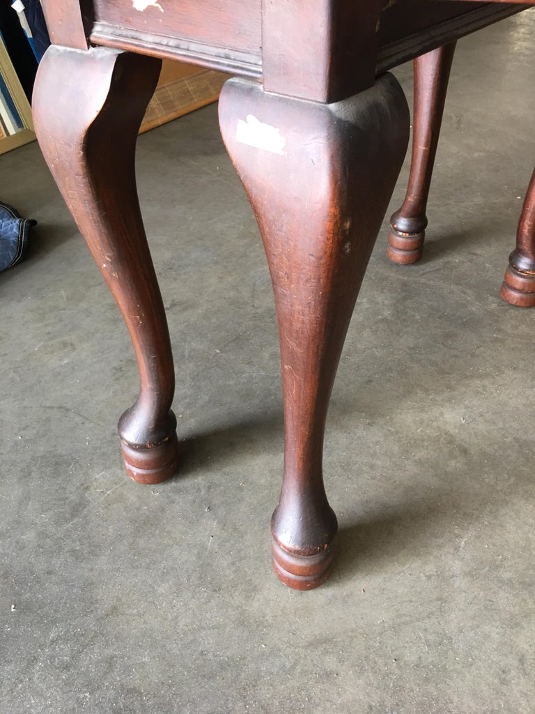 18th Century Georgian Drop-Leaf Mahogany Dining Table