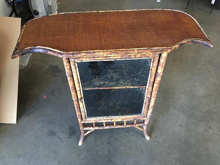 Aesthetic Movement Tiger Bamboo Bat Wing Bar
