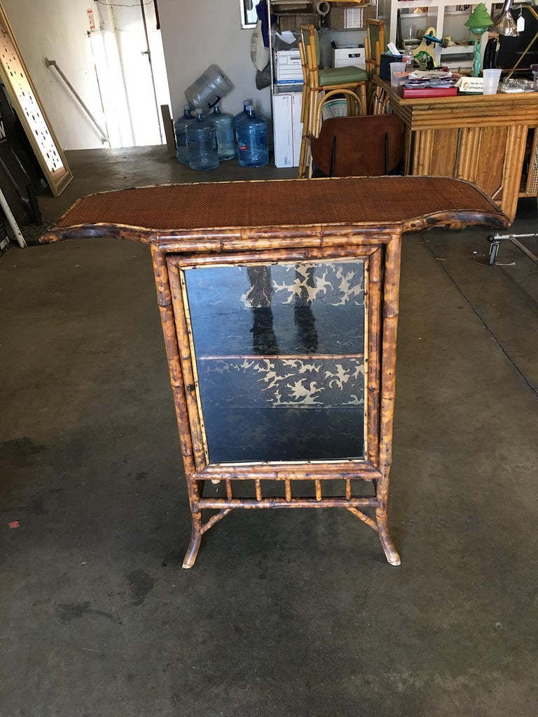 Aesthetic Movement Tiger Bamboo Bat Wing Bar