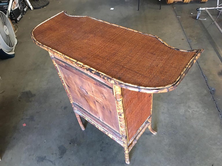 Aesthetic Movement Tiger Bamboo Bat Wing Bar