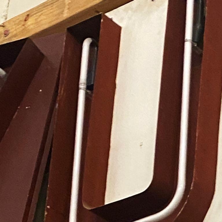 Large Vintage Neon Marquee Letter "U" From Pan American Auditorium
