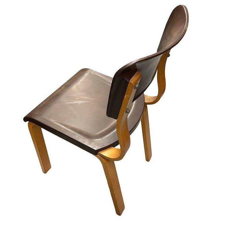 Art Deco Thonet Bentwood Dining Chair w/ Bakelite Seat