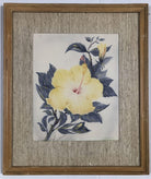 1940 Floral Still Life Original Airbrushed Painting by Ted Mundorff, Pair