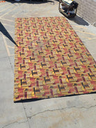 Large 22.7' Art Deco Edward Fields Style Area Rug from the Queen Mary