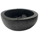 Mid-century Italian Murano Black Art Glass Bowl Signed Boudin Murano