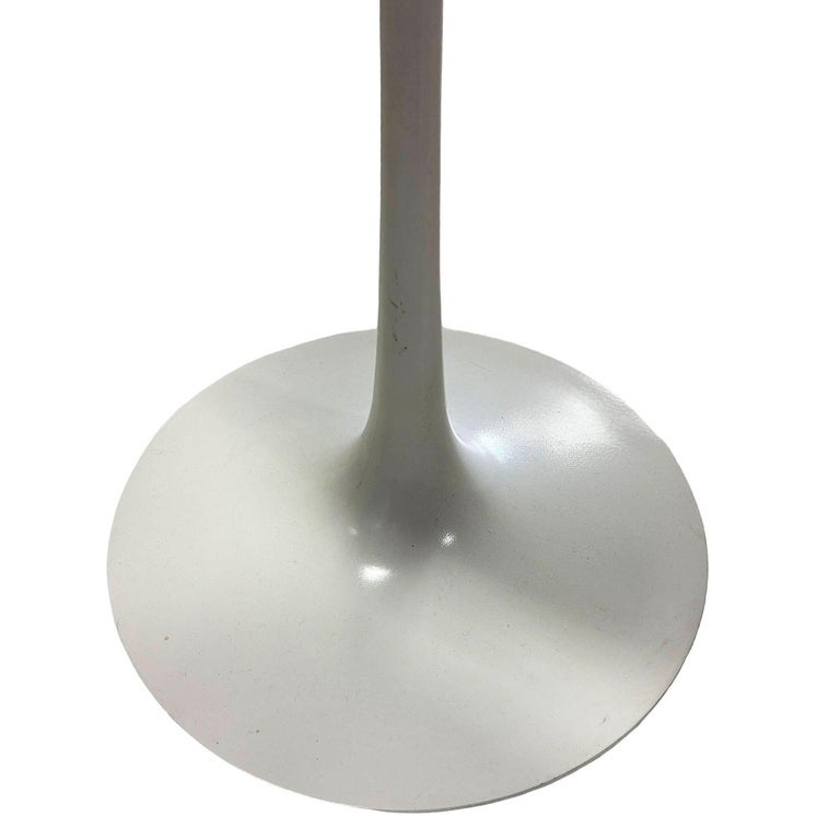 Mid-century Eero Saarinen Style Tulip Formica & Aluminum Side Table for Knoll
