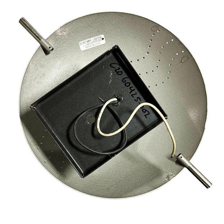 1980s "Metro 1800" Spun Aluminum Wall Sconce by Donovan Lighting, 2 Available
