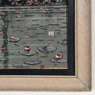 Restored Mid Century native Hawaiian Lake Painting in Original Frame by Seay