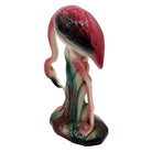 Atomic California Pottery Ceramic Grazing Tropical Pink Flamingo Figurine Statue