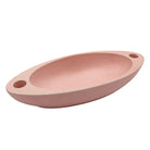 Large California Pottery Pink #437 Bowl w/ Candle Holder by Hyalyn Pottery