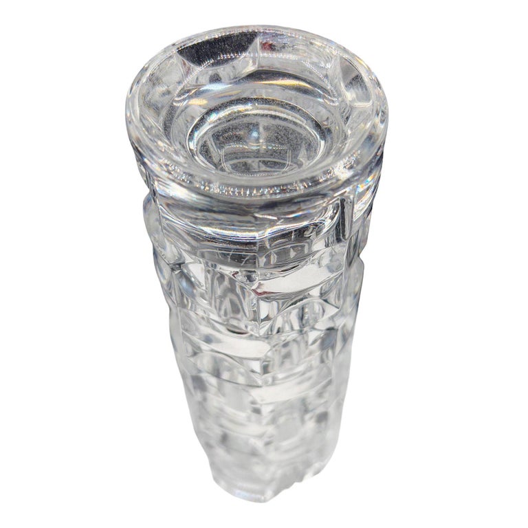 French Leaded Glass Windsor Cristal D'Arques Vase by J. G. Durand for Luminarc