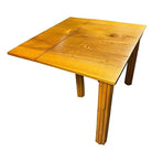Rare Ratten 3 Gate Leg Drop Leaf Sewing Table w/ Mahogany Top