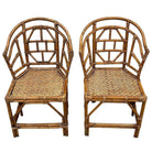 Brighton Pavilion Style Rattan Dining Armchairs