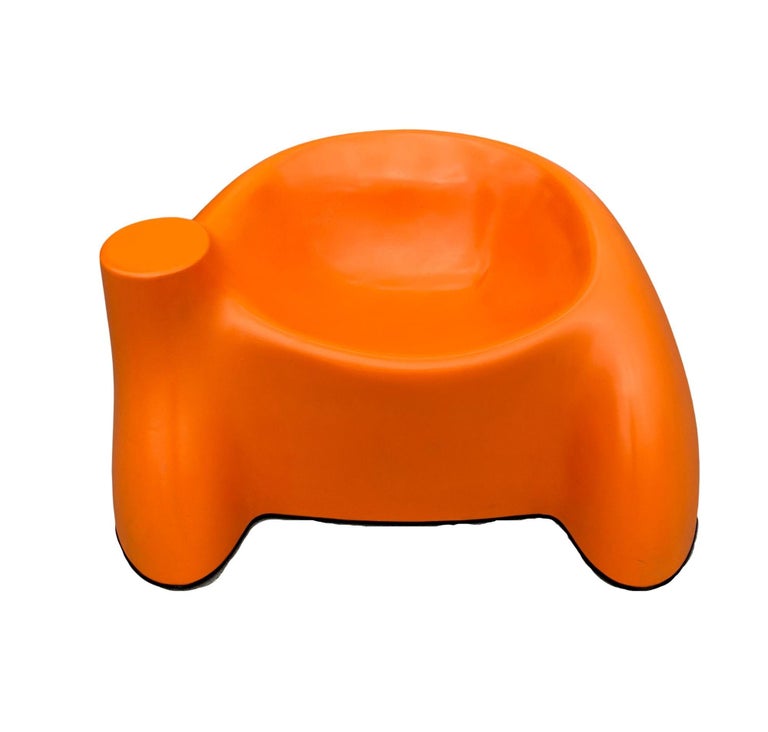 Mod Fiberglass "Castle Chair" Sculpture Lounge Chair by Wendell Castle