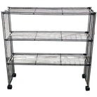 Mid-Century 3-Tier Iron Wire Art Display Shelf Bookshelf