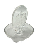 Vintage Lalique Crystal Pin Ring Dish Tray