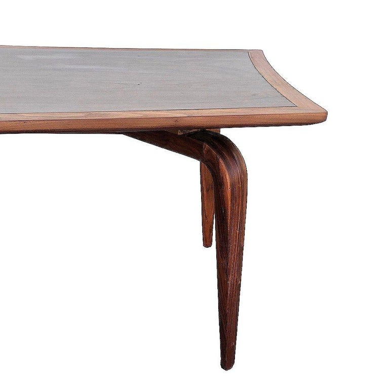 Mid-Century Walnut Dining Table by Maurice Bailey for Monteverdi Young