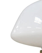 Large Art Deco School House Milk Glass Ceiling Mounted Globe with Fitter