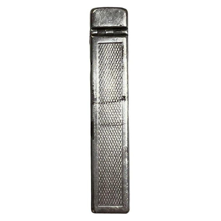Dunhill London Silver Plate Rollalite Petrol Lighter