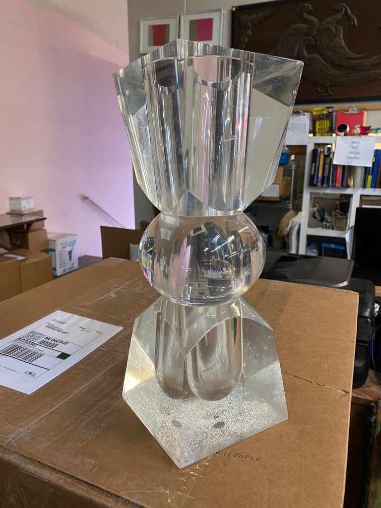 Large Vintage Hand Sculpted Vase by Charles Hollis Jones.