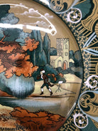 Early 1900s Pottery Buffalo Pottery Deldare "Dr Syntax" Plate