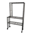 Mid-Century 3-Tier Iron Wire Art Display Shelf Bookshelf Etagere