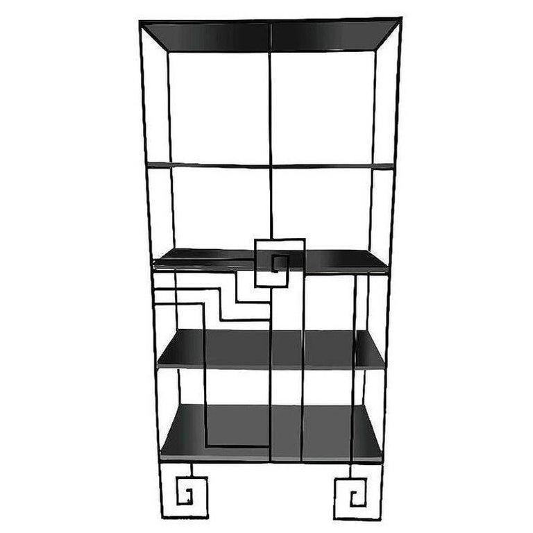 ‘Biltmore’ Wrought Iron Etagere by Marina McDonald for Jazz Furniture