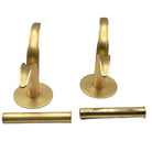 MCM "Lily" Candlestick Holders w/ Brass Inserts By Ivar Ålenius Björk for Ystad
