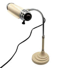Streamline Modern Chrome & Enameled Bankers Desk Lamp by Radionic