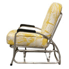 Aluminum Patio/Outdoor Sled Base Rocking Slider Armchair w/ Speed Arms
