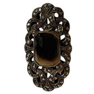 Ornate Sterling Silver and Marcasite Ring