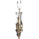Tom Greene Style Brutalist Torch-Cut Brass Torchiere Floor Lamp