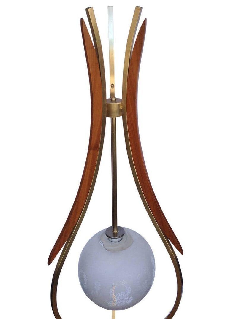 Mid-Century Modern Floor Lamp in the Style of Adrian Pearsall