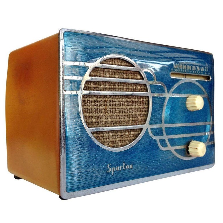 Art Deco Sparton Model 500C "Cloisonné" Catalin AM Radio