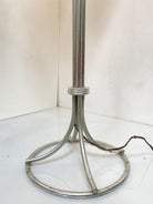 Mid-Century Modern Chrome Polish Rod Floor Lamp