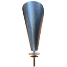 Mid-century Googie Modern Brushed Aluminum Torchiere Wall Sconce, 4 Available